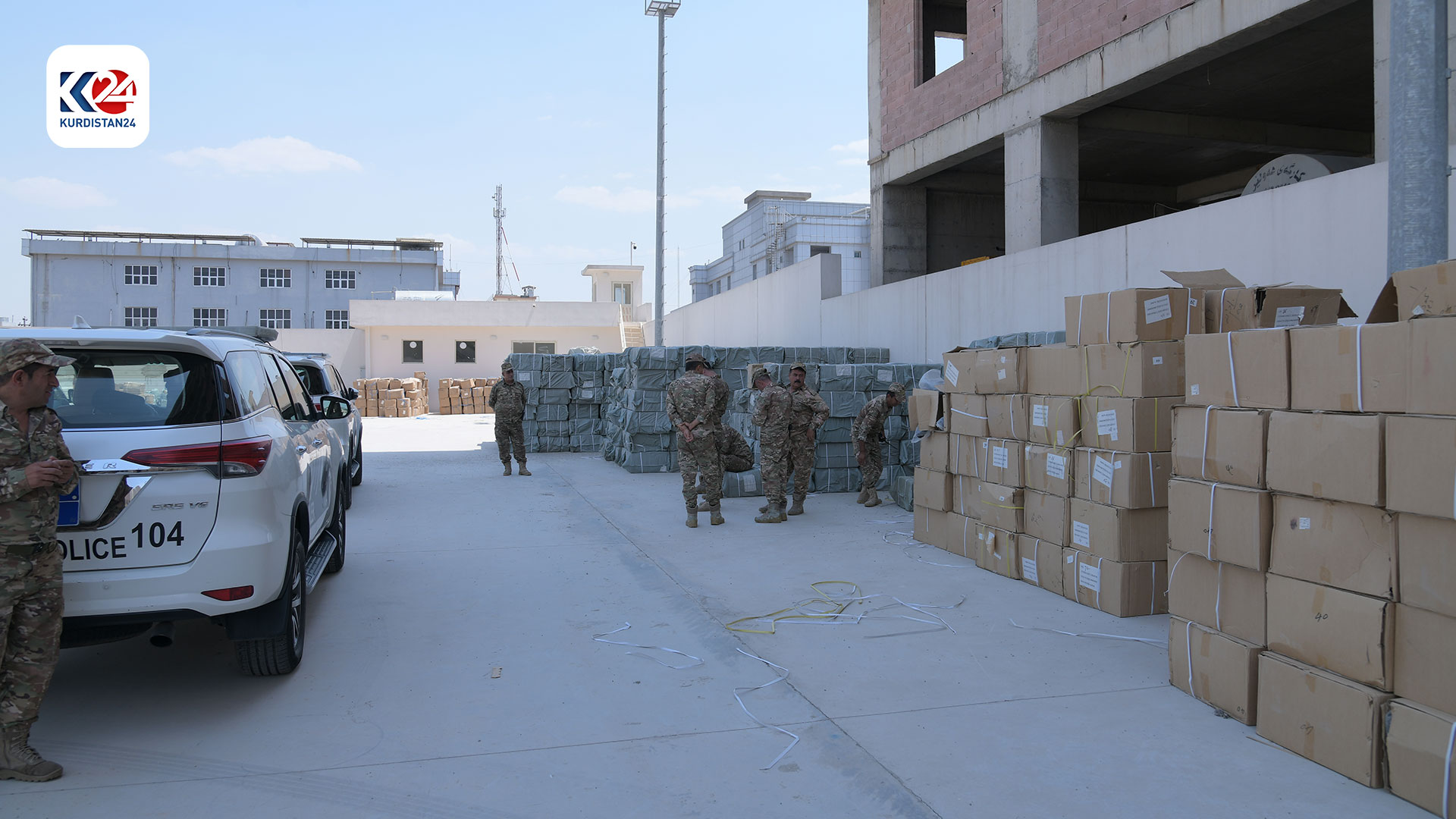 جلوبەرگی هاوینە بەسەر پۆلیسی هەرێمی کوردستاندا دابەش دەکرێن (وێنە: ئیسلام هیرۆ - کوردستان24)